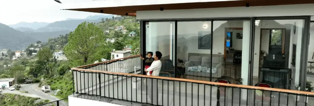 Anti-Theft Aluminium Balcony Windows