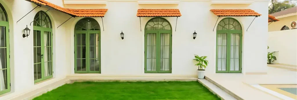 Corner Glass Window design