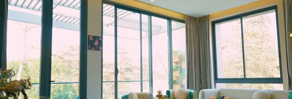 Modern lift and slide patio door designs