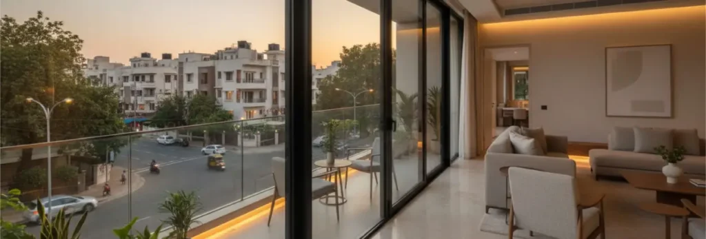 Aluminium section windows