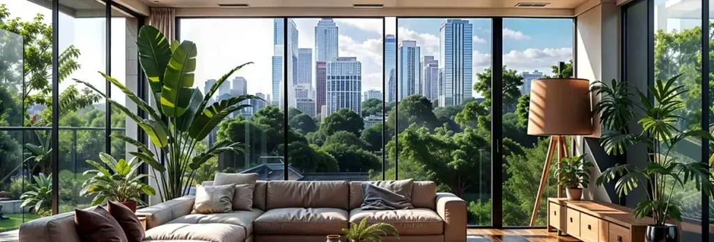 Dust-proof aluminium windows