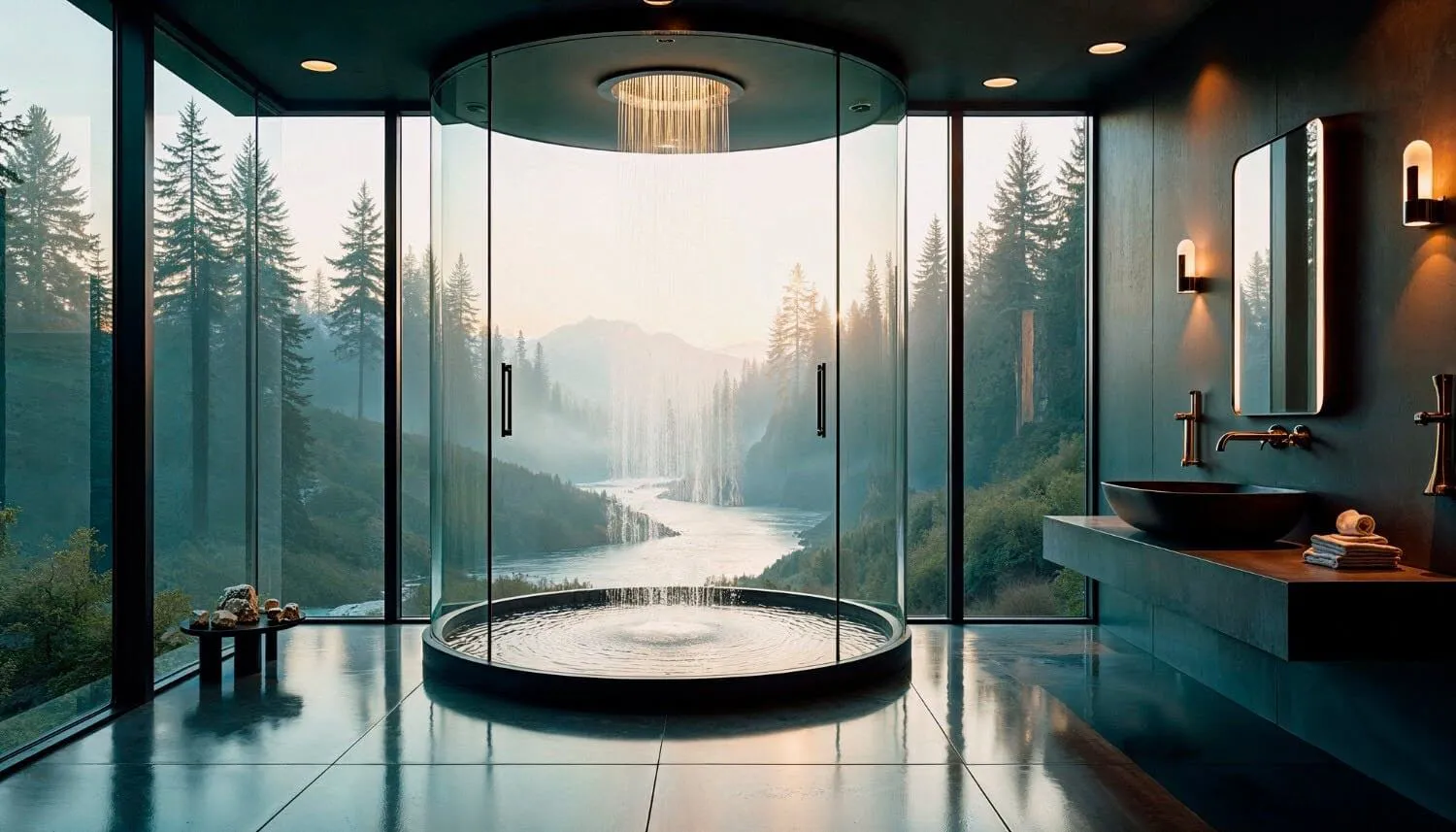Aluminium Doors designs for Bathroom