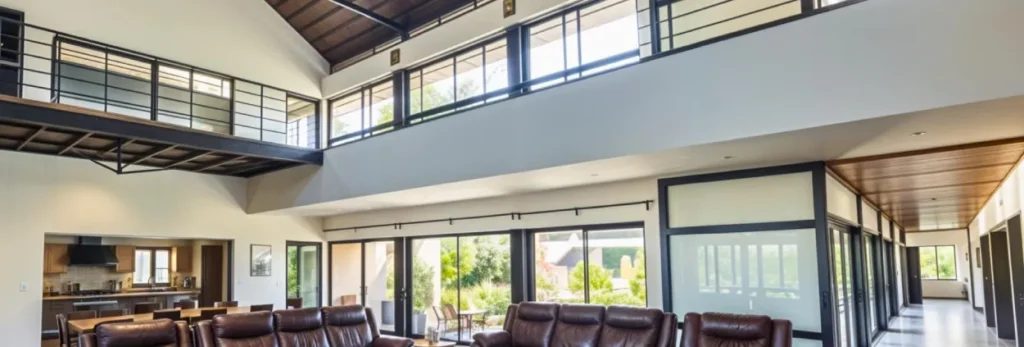 Aluminium bathroom doors