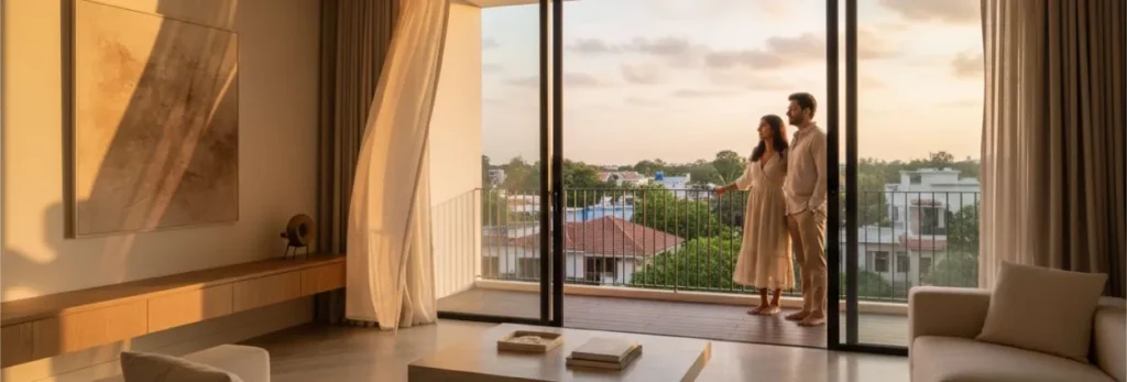 Modern home with luxury aluminium windows