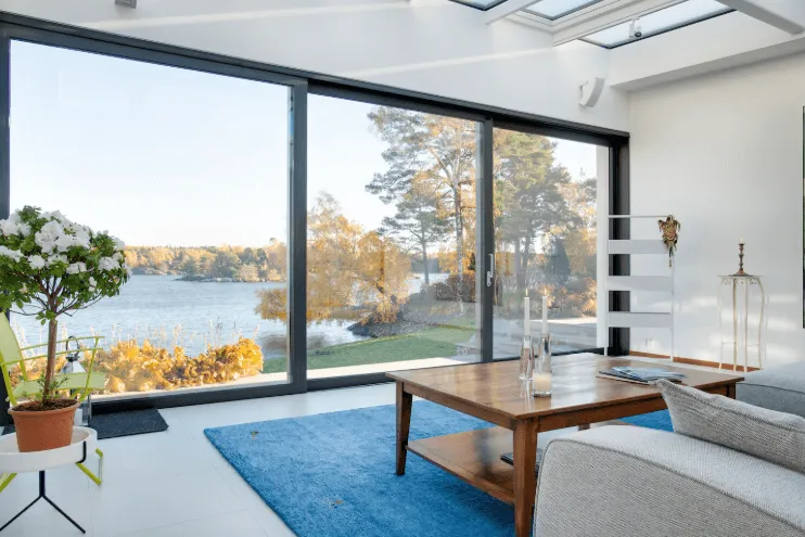 modern window that supports luxury interiors