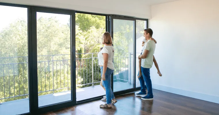 Aluminium Glass Doors for Open Interiors