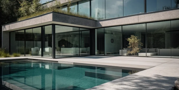 Large Glass Openings for Modern Villas