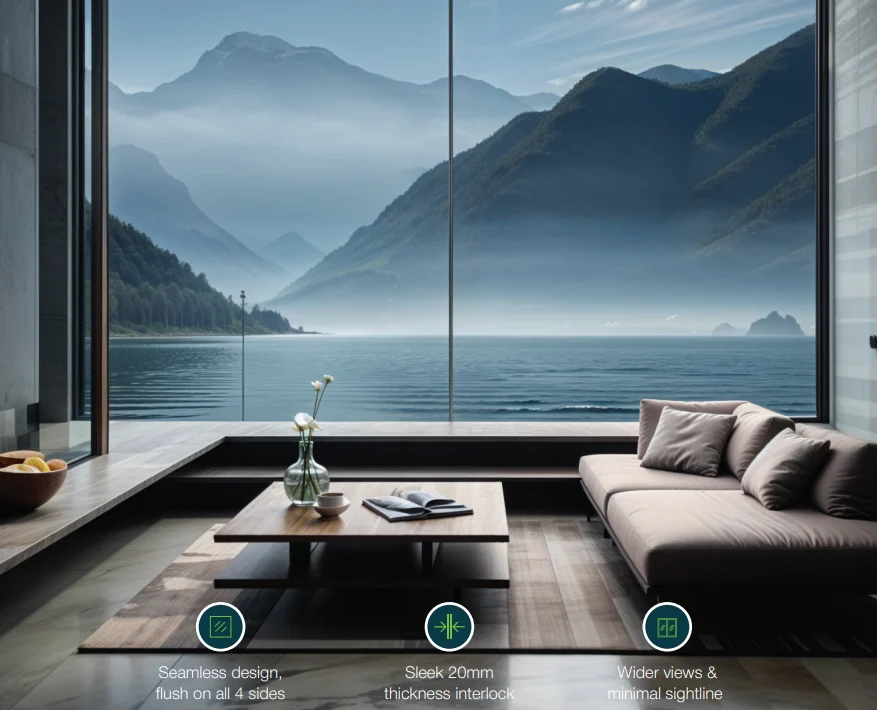 Duraslim Edge Minimal Sliding Doors