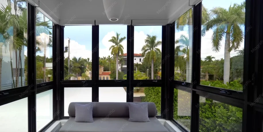 Soundproof aluminium windows