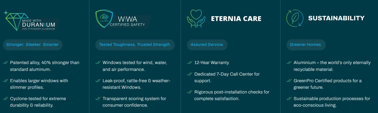 premium brand for aluminium windows