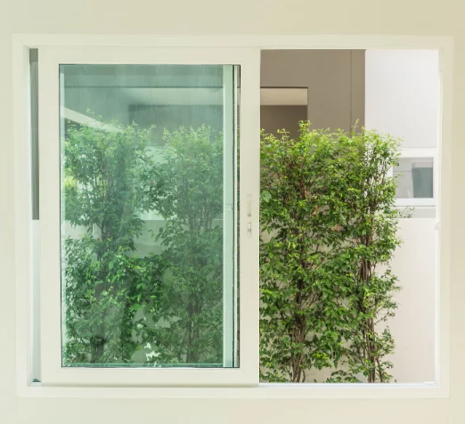 Aluminium framed windows